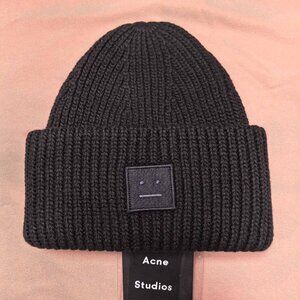 Acne Studios Women's Black Beanie Hat